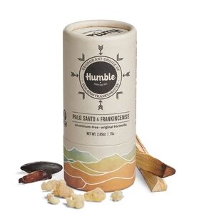 Humble Brands Palo Santo And Frankincense Aluminum Free Natural Deodorant